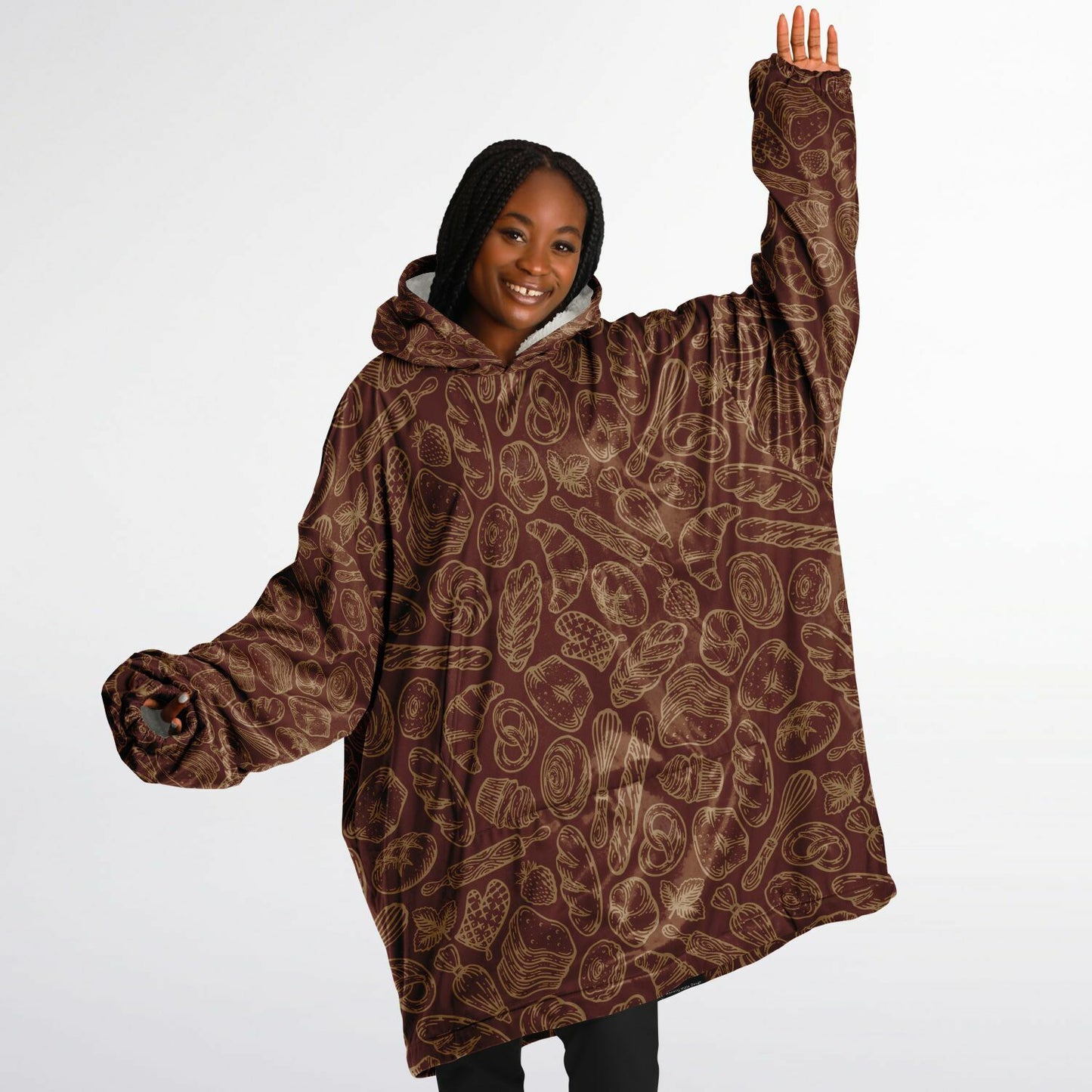 Maroon Baking Snug Hoodie