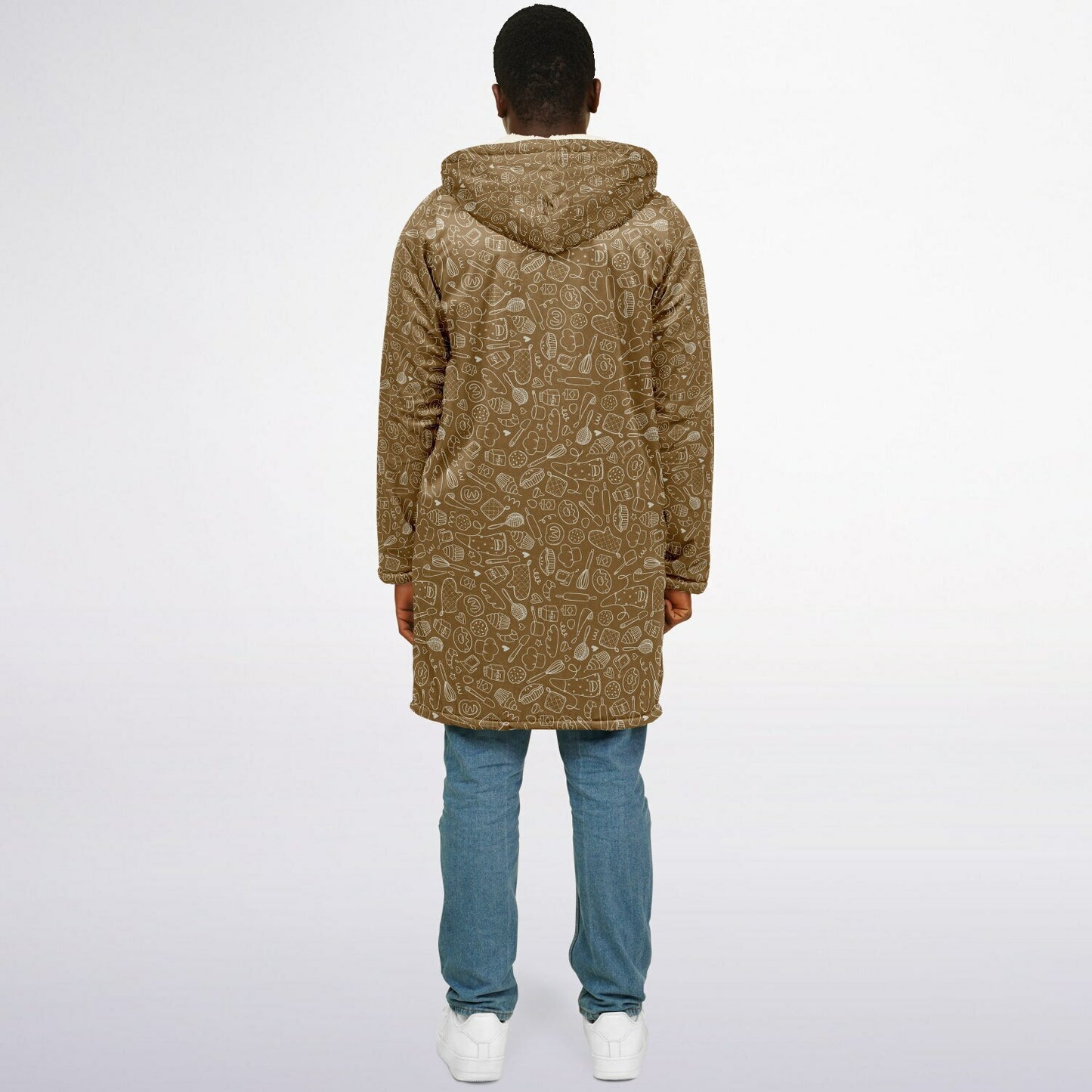 Funny Baking Time Zipper Cloak