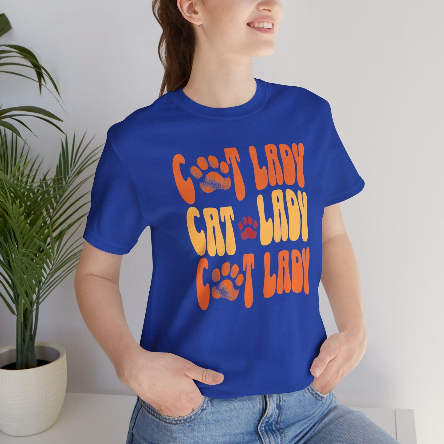 Cat Lady Summer Tee - Morning Mate Design