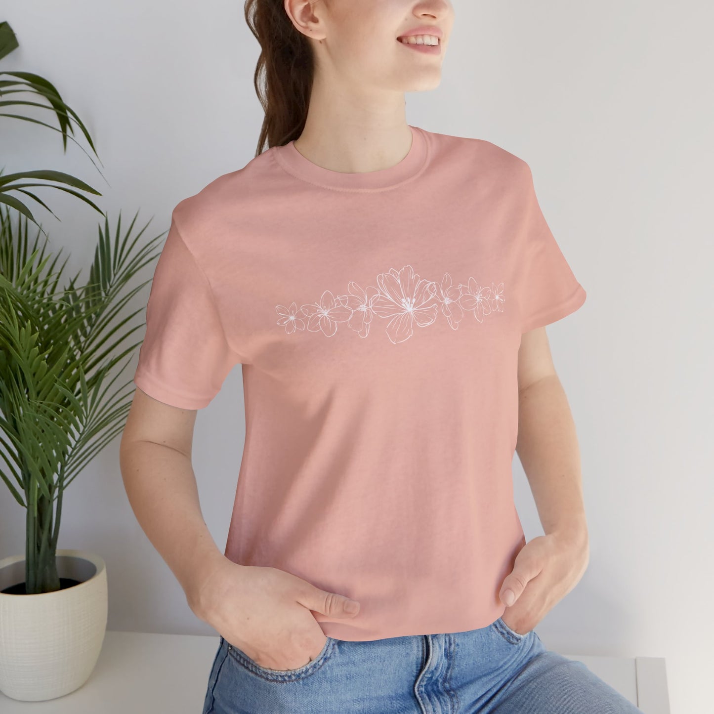 Drawing Flowers Tee - Morning Mate Design