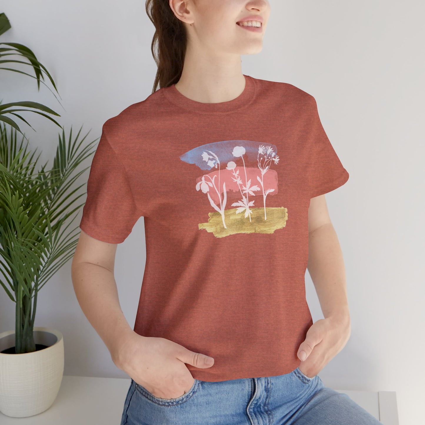 Pastel Petals T-Shirt - Morning Mate Design