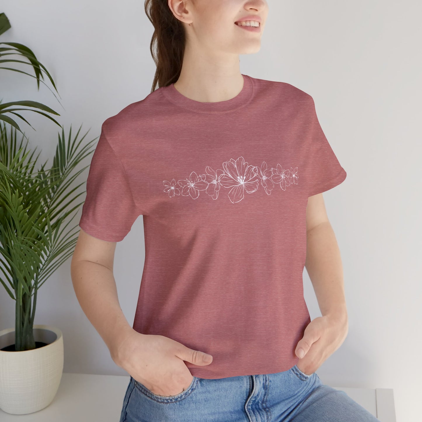 Drawing Flowers Tee - Morning Mate Design