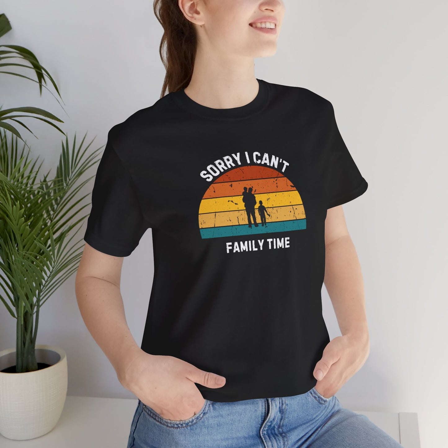 It's Family Time - Dad & Two Kids T-Shirt - Morning Mate Design