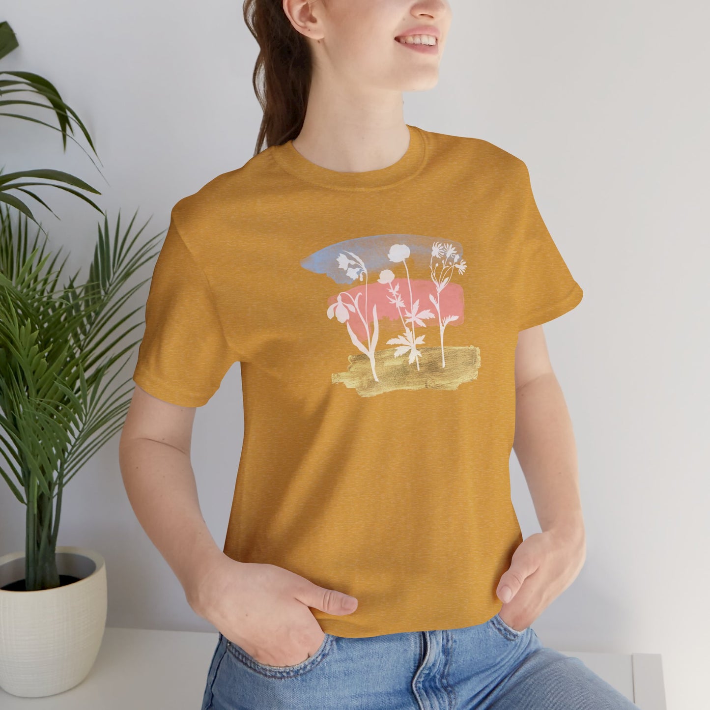Pastel Petals T-Shirt - Morning Mate Design