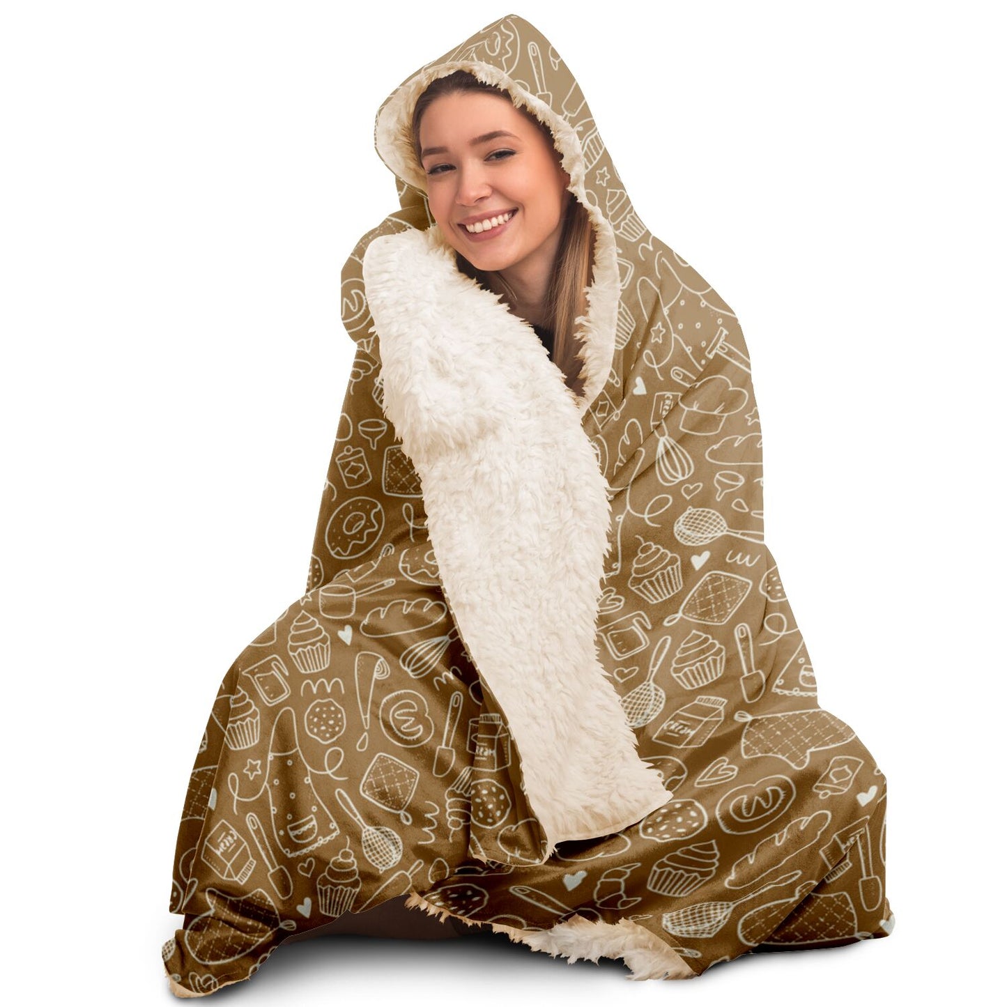 Funny Baking Hooded Blanket