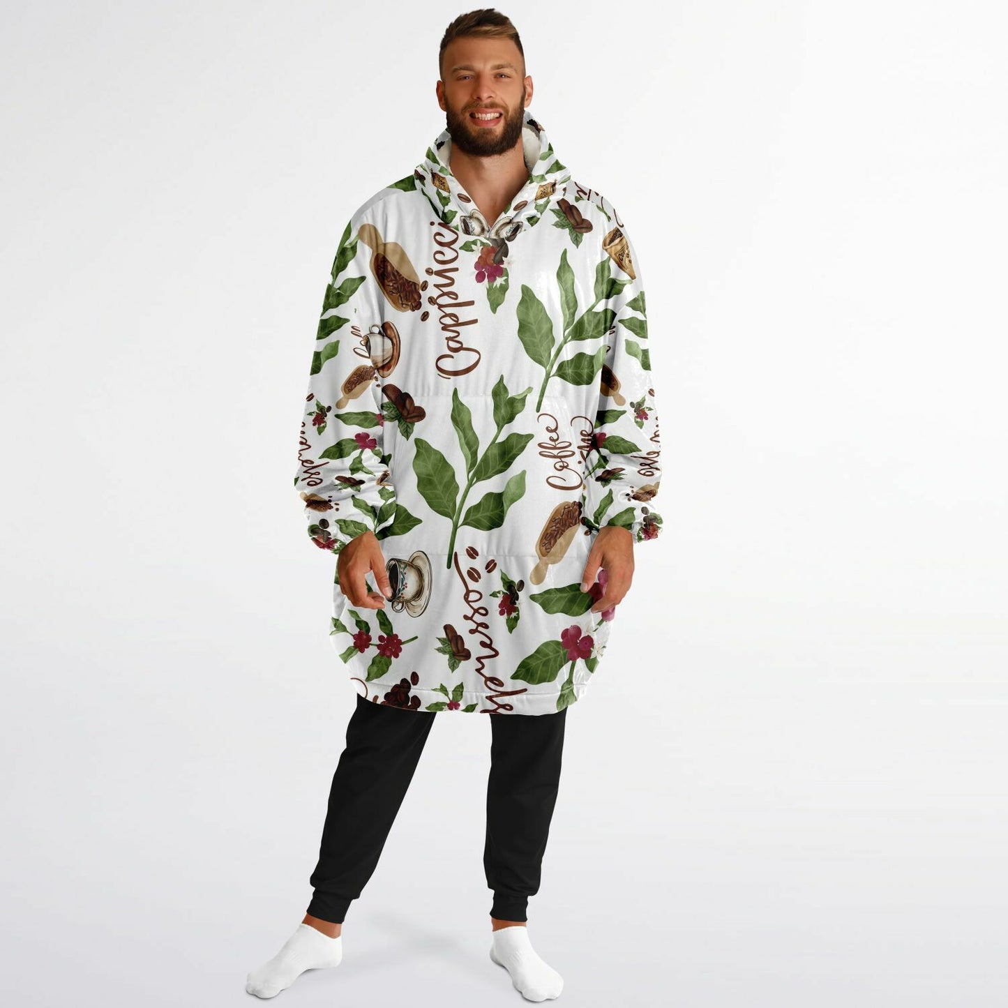 Coffee Leaves Snug Hoodie