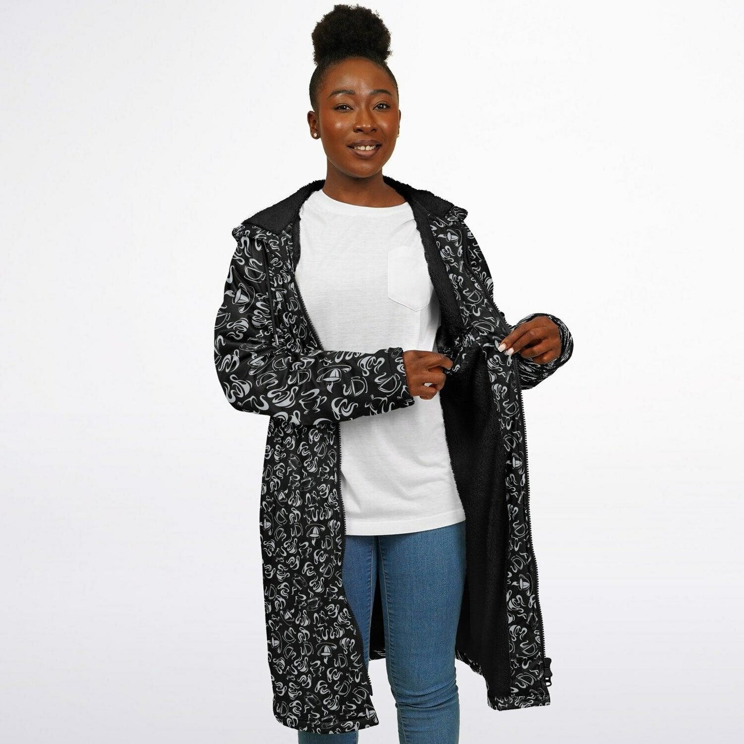 Silver Crazy Cup Sipper Cloak - Morning Mate Design