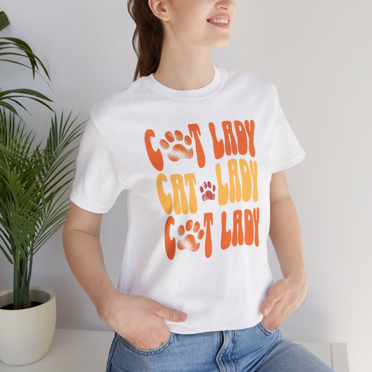Cat Lady Summer Tee - Morning Mate Design