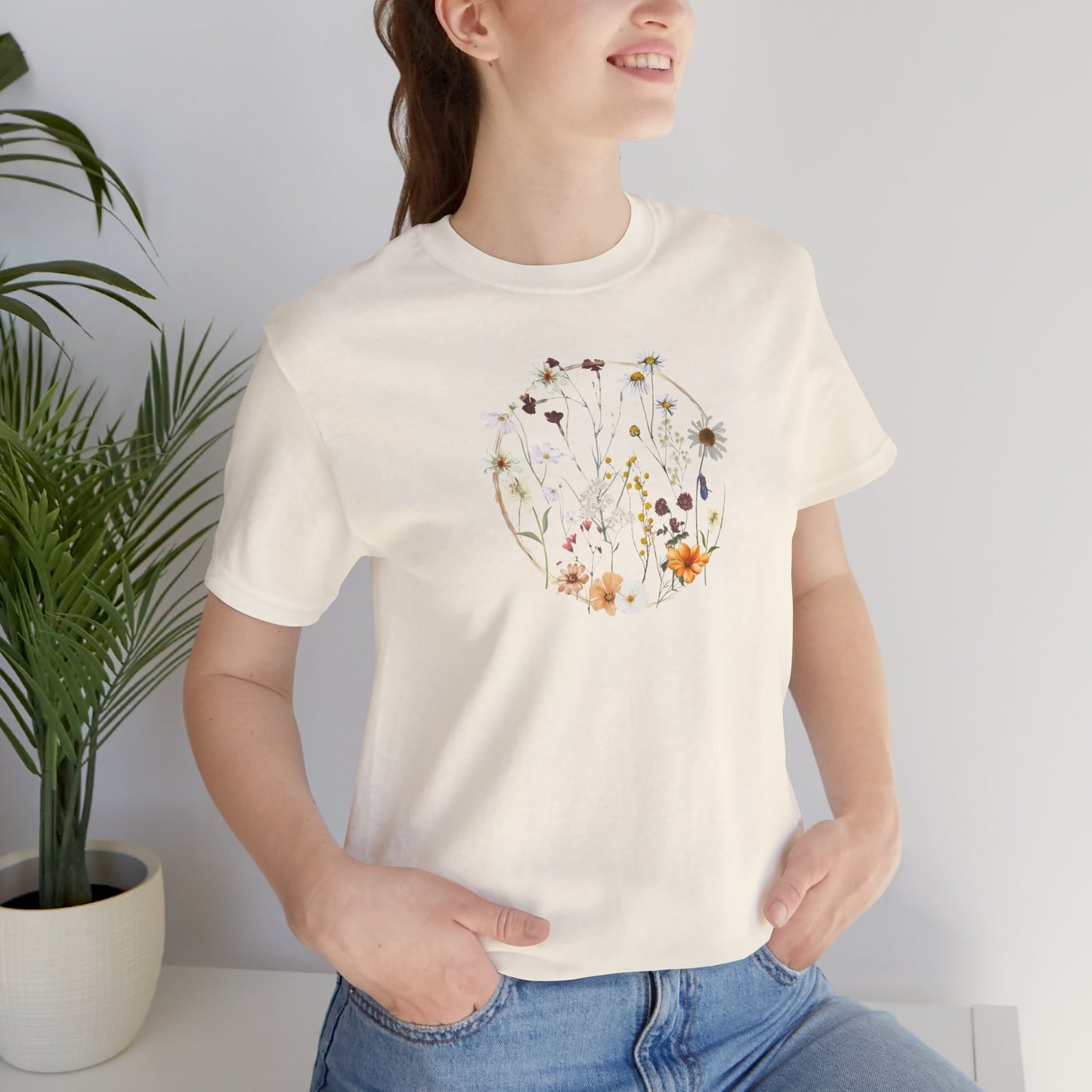 Floral Meadow Tee - Morning Mate Design