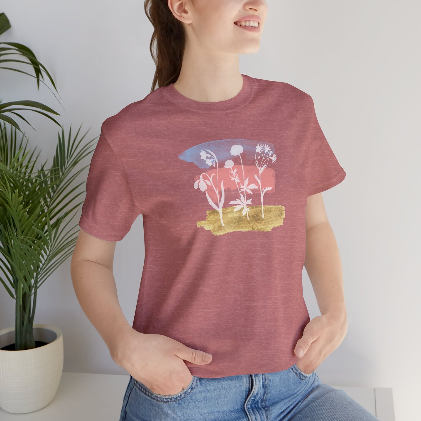 Pastel Petals T-Shirt - Morning Mate Design