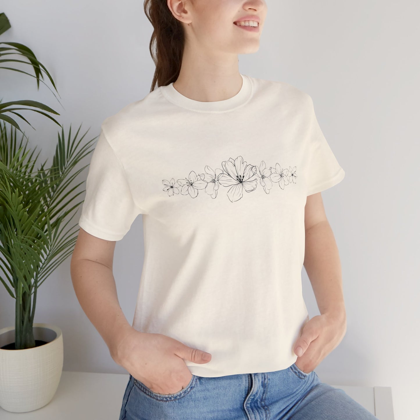 Drawing Flowers Tee - Morning Mate Design