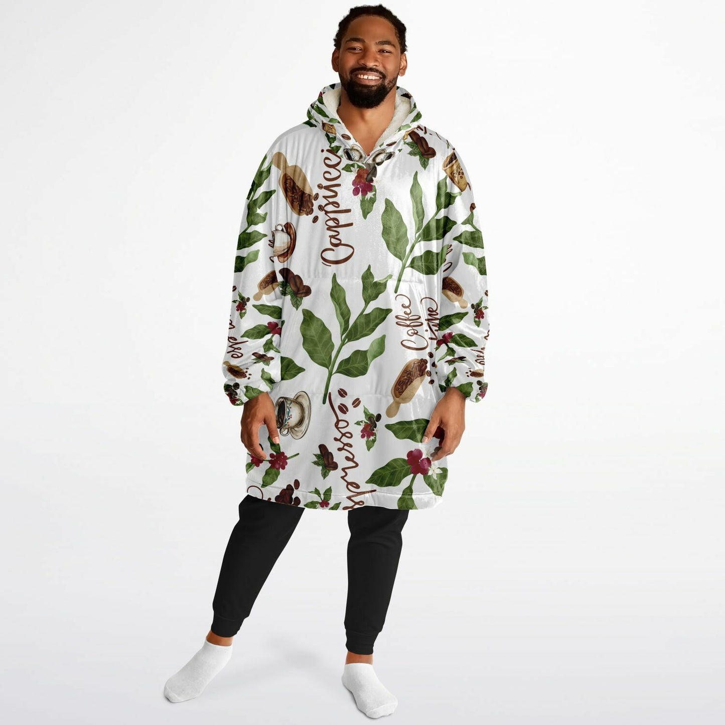 Coffee Leaves Snug Hoodie