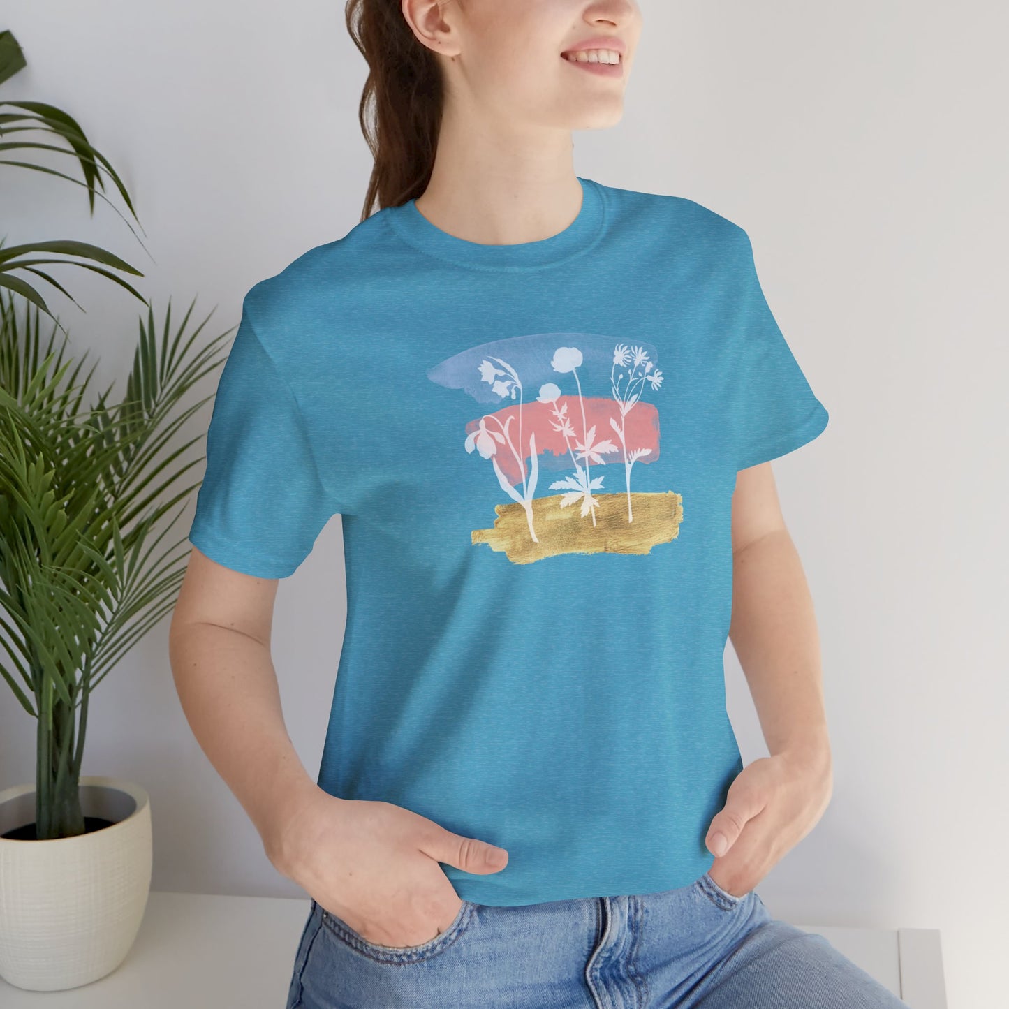 Pastel Petals T-Shirt - Morning Mate Design