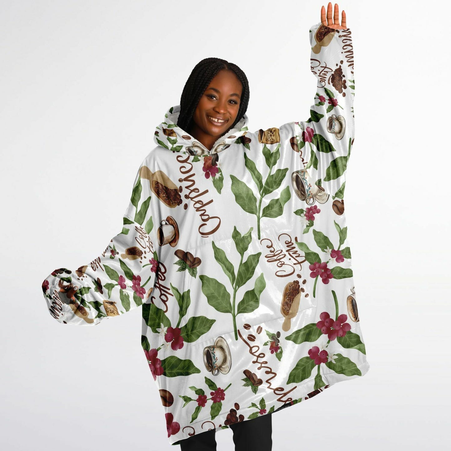 Coffee Leaves Snug Hoodie