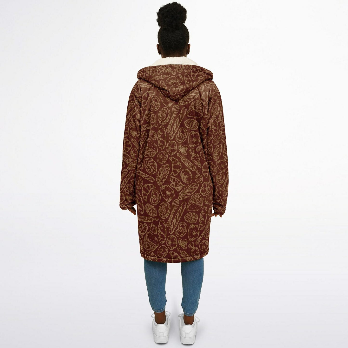 Baking Brown Zipper Cloak