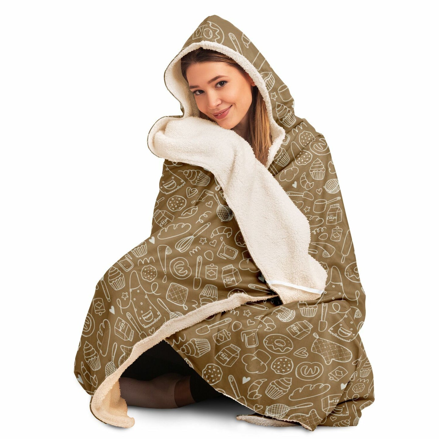 Funny Baking Hooded Blanket