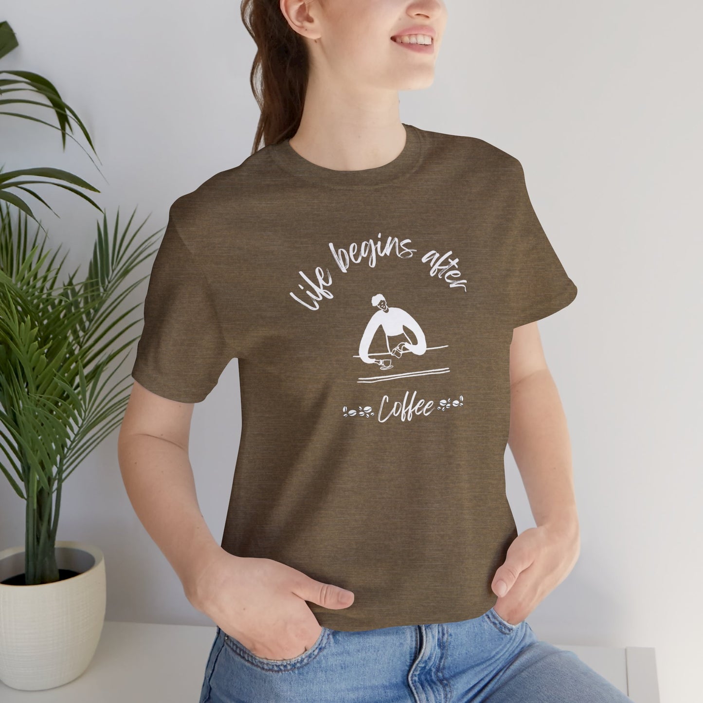 Life Begins After Coffee II T-Shirt - Morning Mate Design