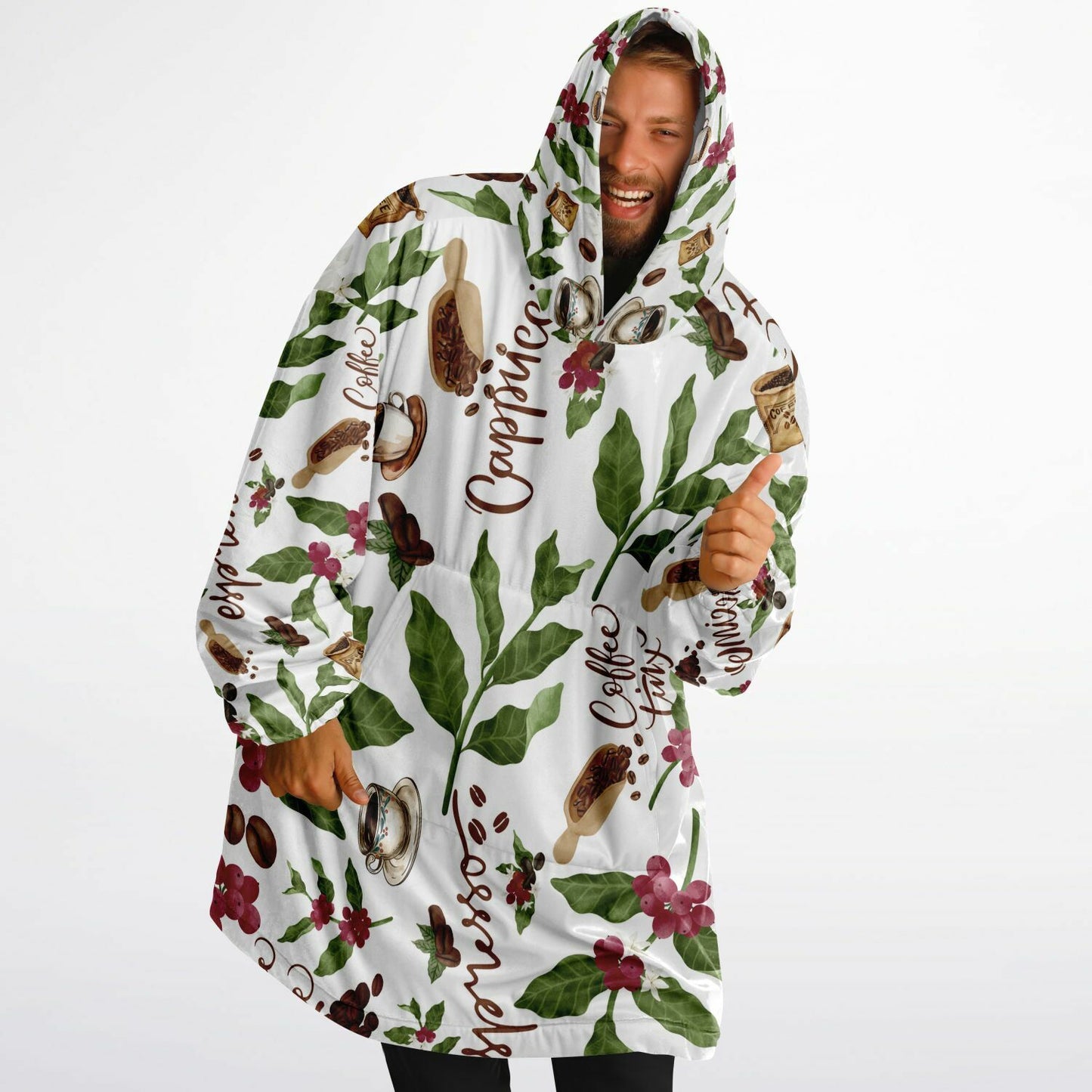 Coffee Leaves Snug Hoodie