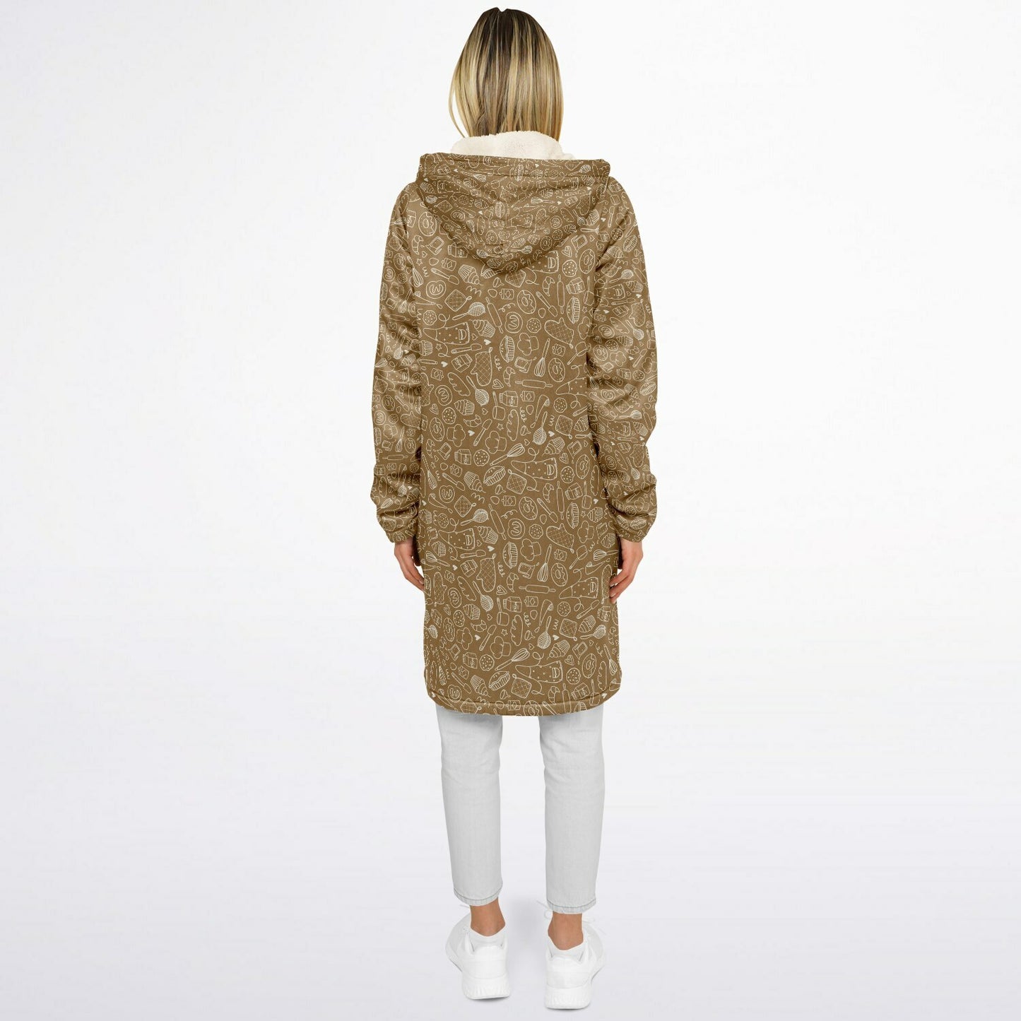 Funny Baking Time Zipper Cloak