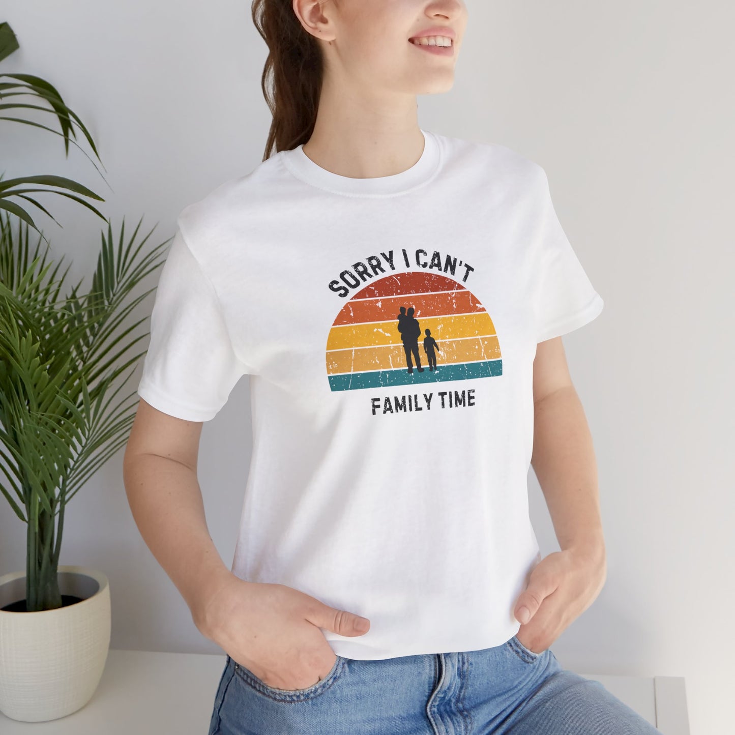 It's Family Time - Dad & Two Kids T-Shirt - Morning Mate Design