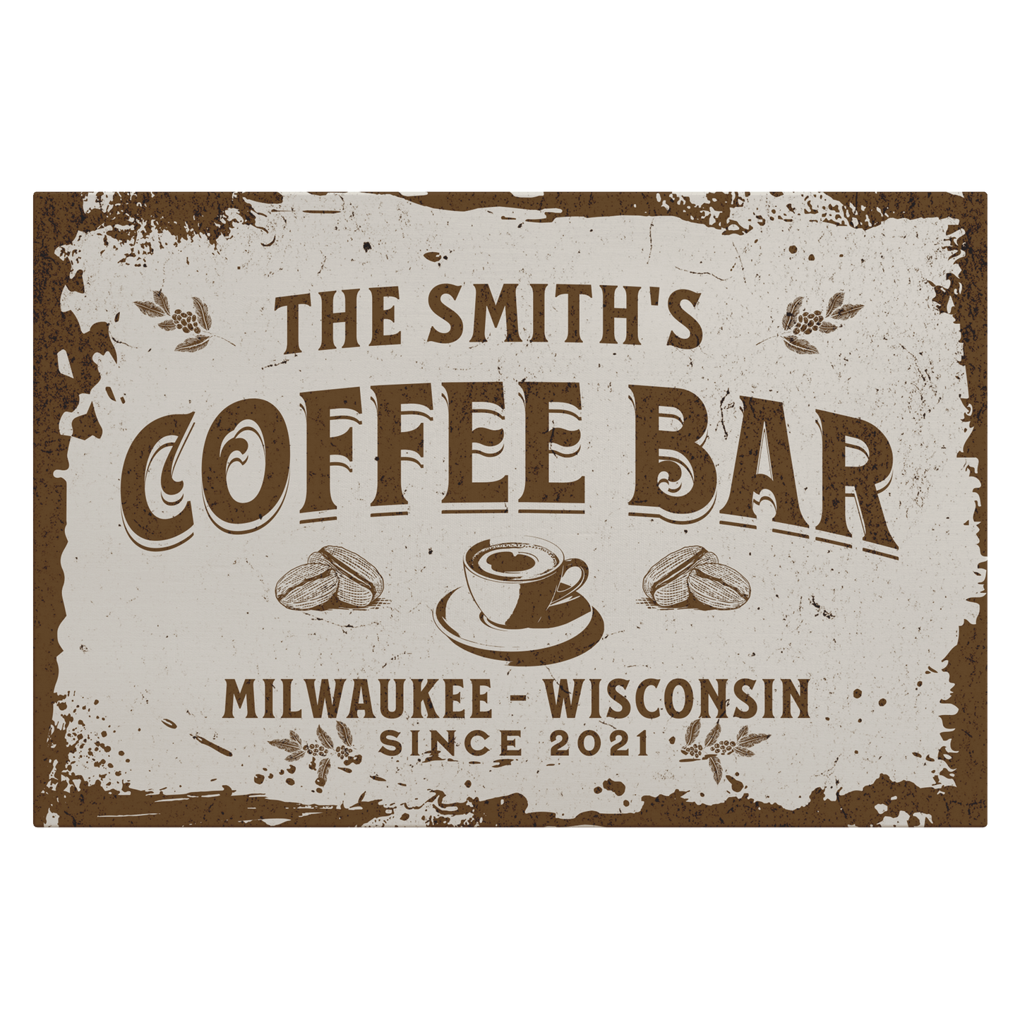 Coffee Canvas 4 |W&Brw - Morning Mate Design