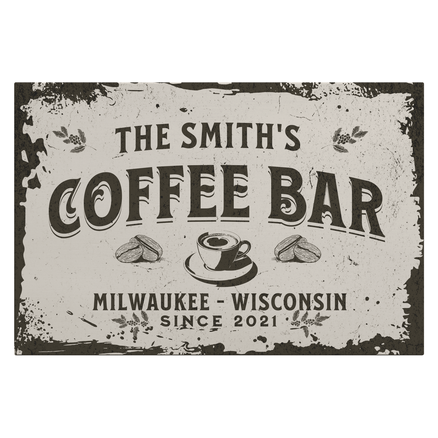 Coffee Canvas 5 |W&B - Morning Mate Design