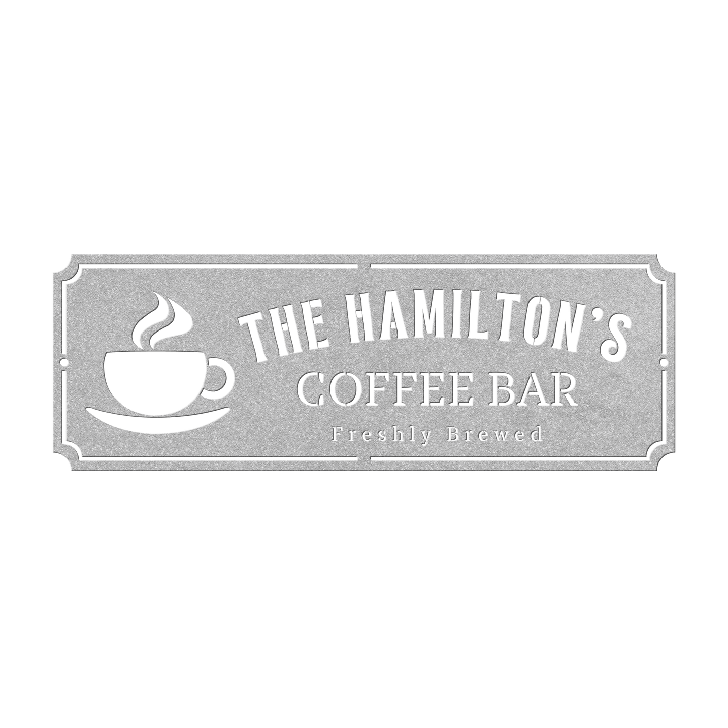 Panoramic Coffee Sign - Morning Mate Design