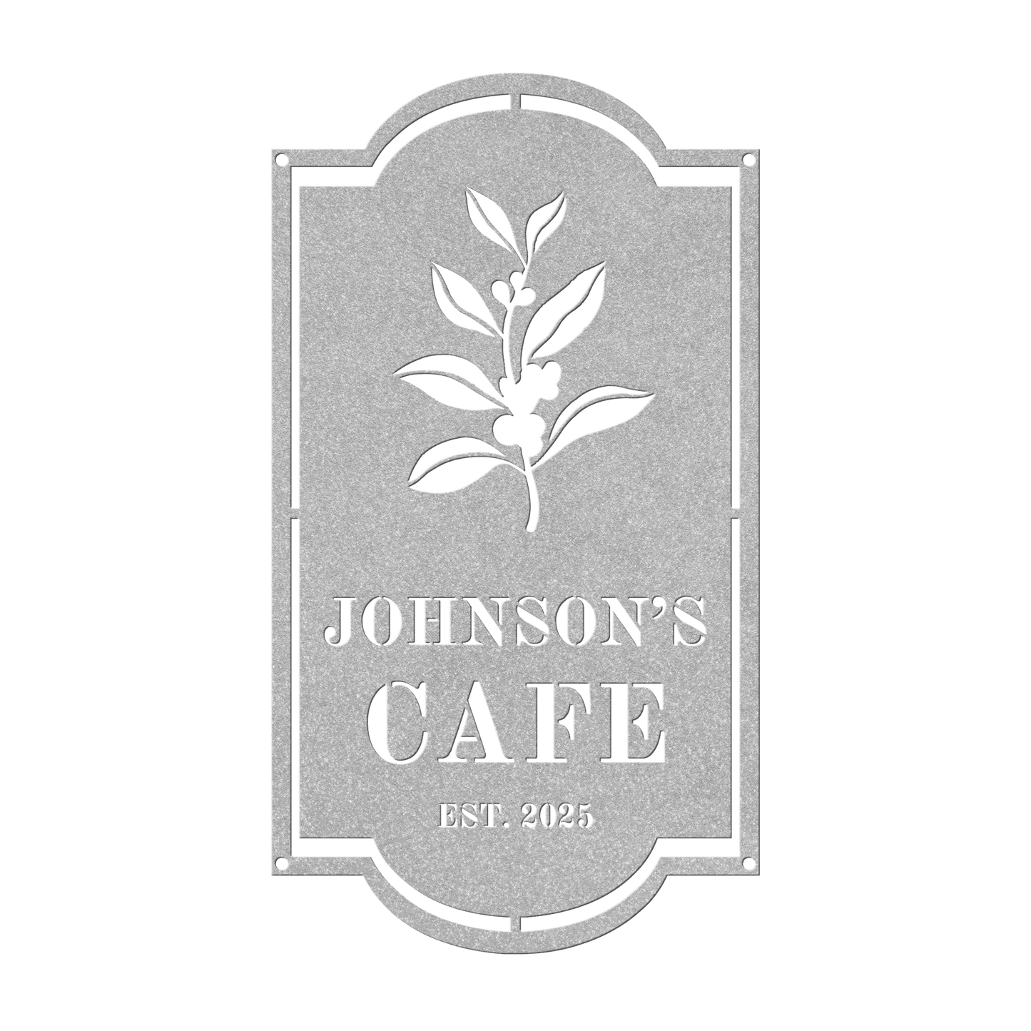 Vertical Coffee Sign - Morning Mate Design