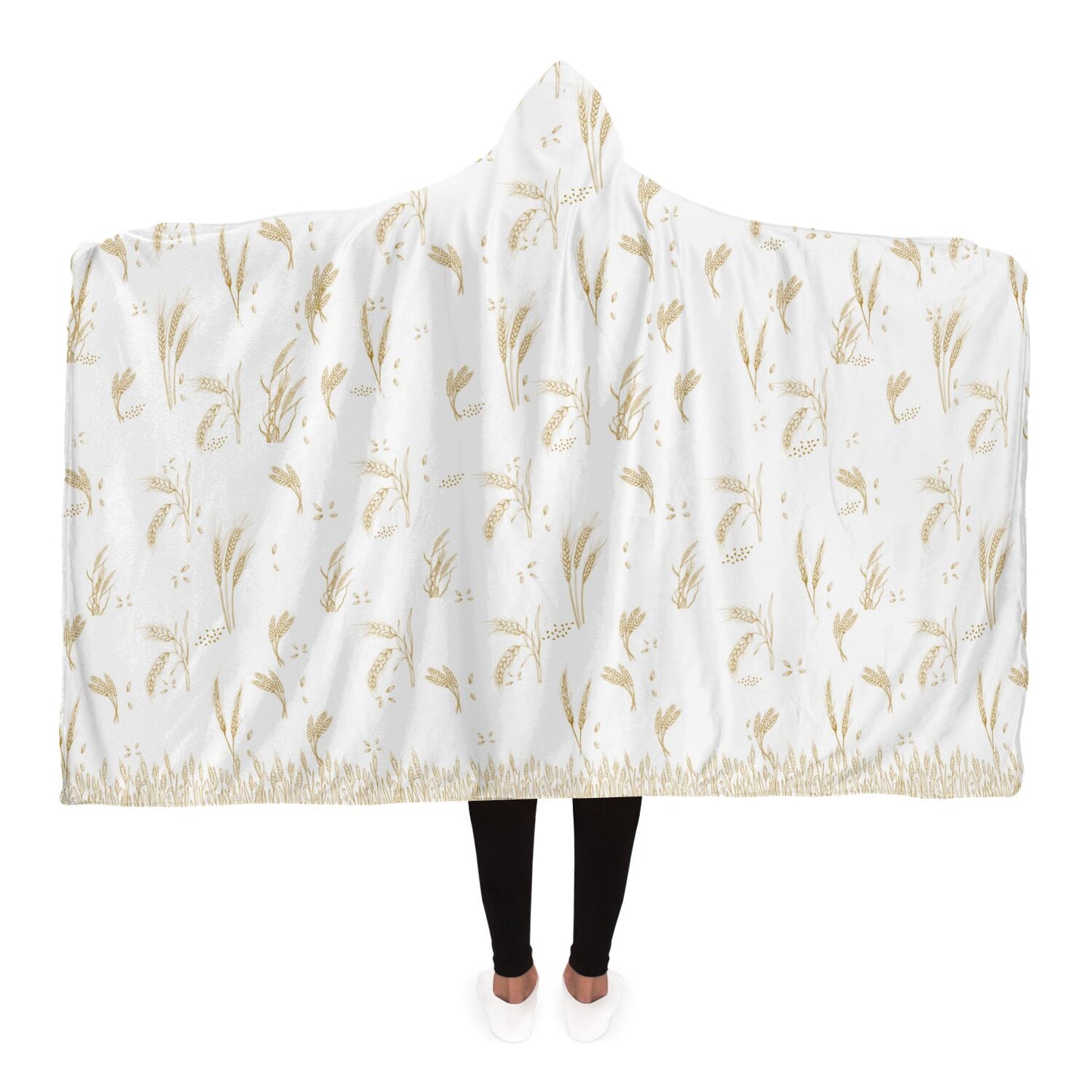 Wheat Hooded Blanket