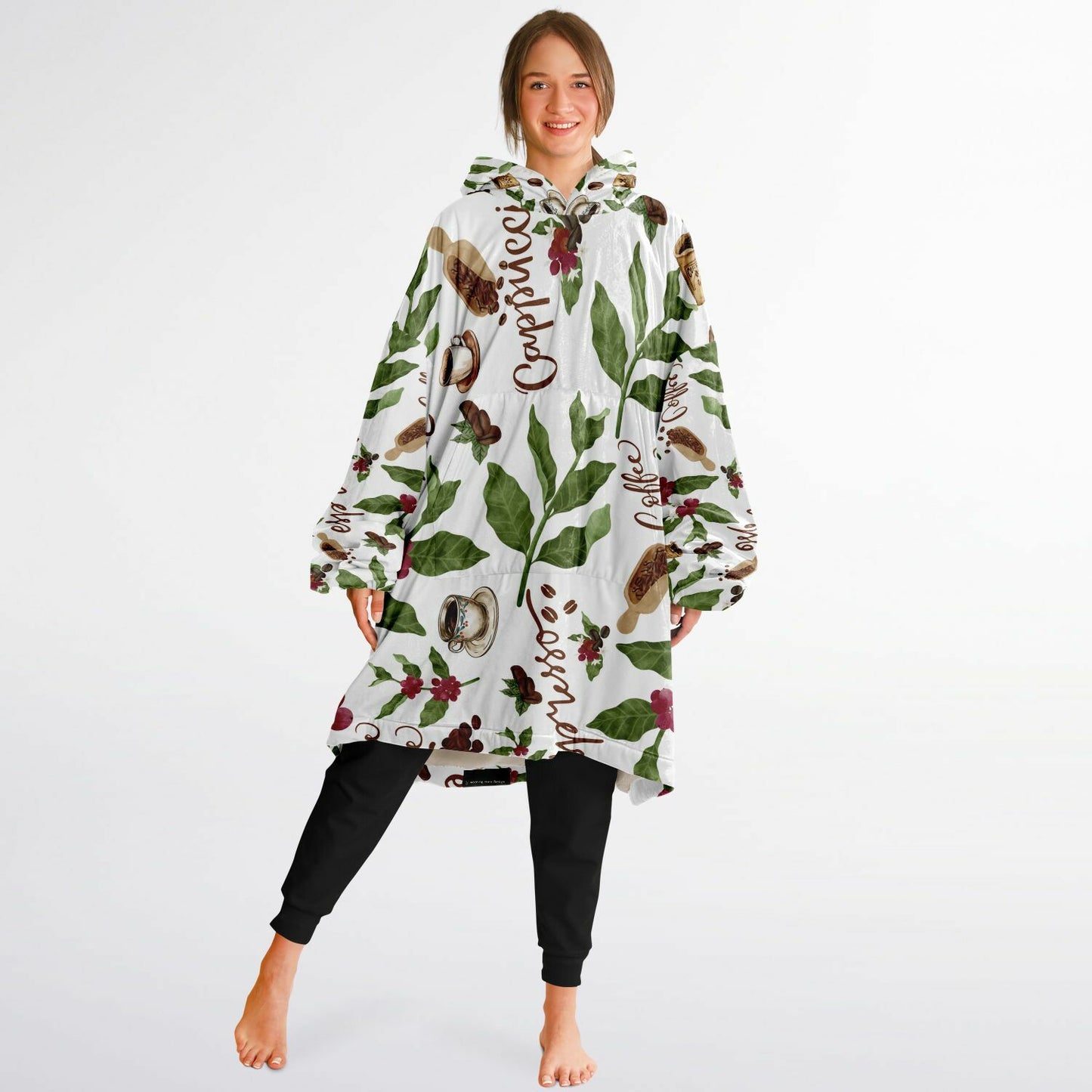 Coffee Leaves Snug Hoodie