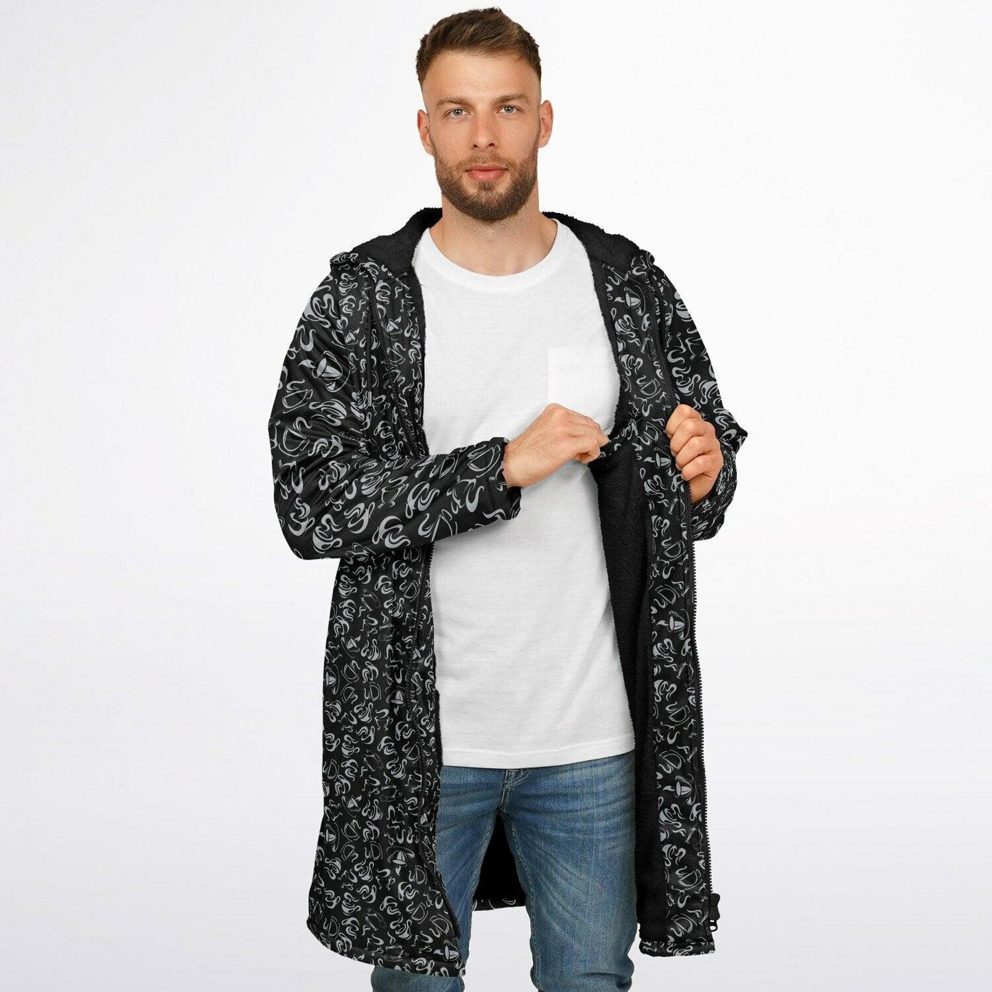 Silver Crazy Cup Sipper Cloak - Morning Mate Design