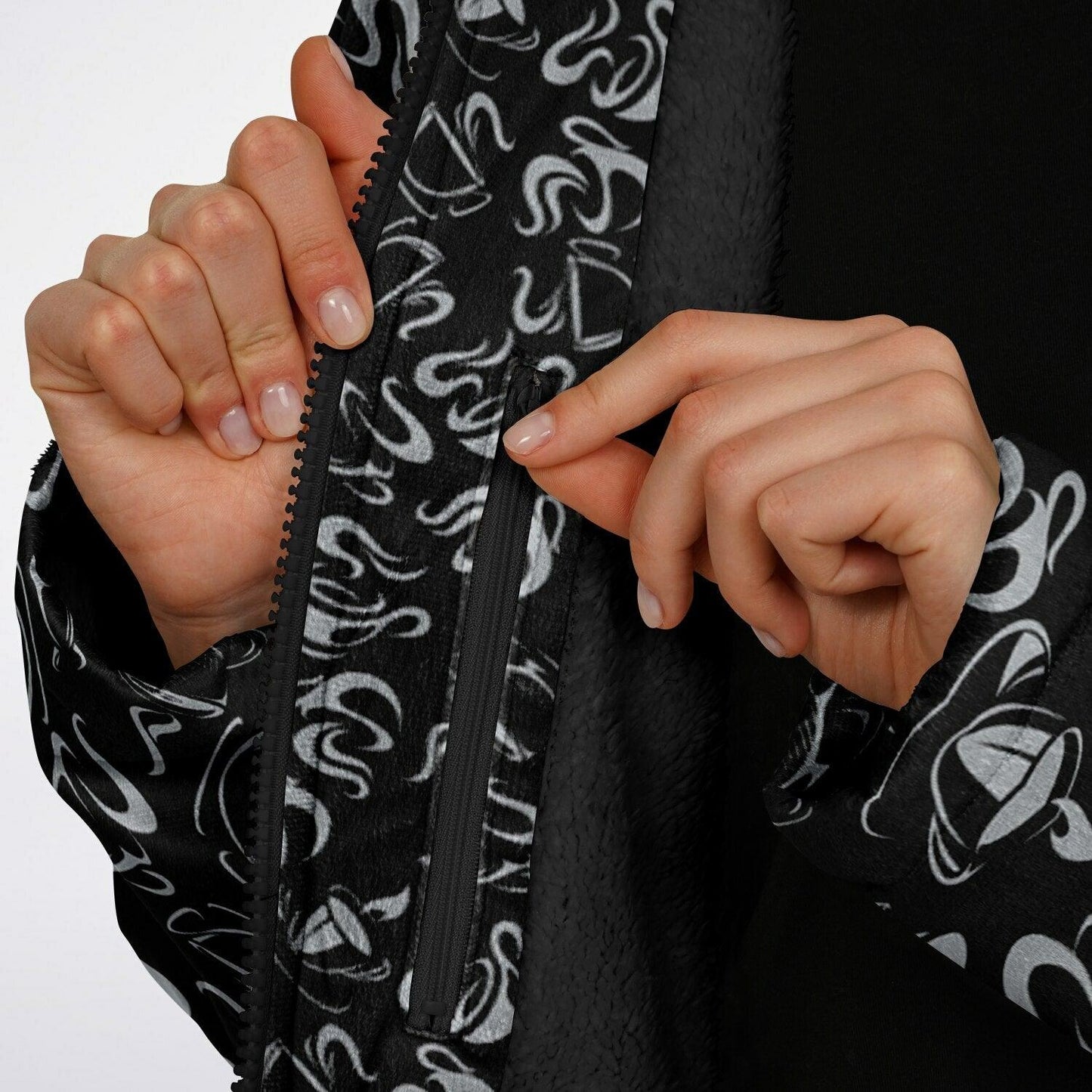 Silver Crazy Cup Sipper Cloak - Morning Mate Design