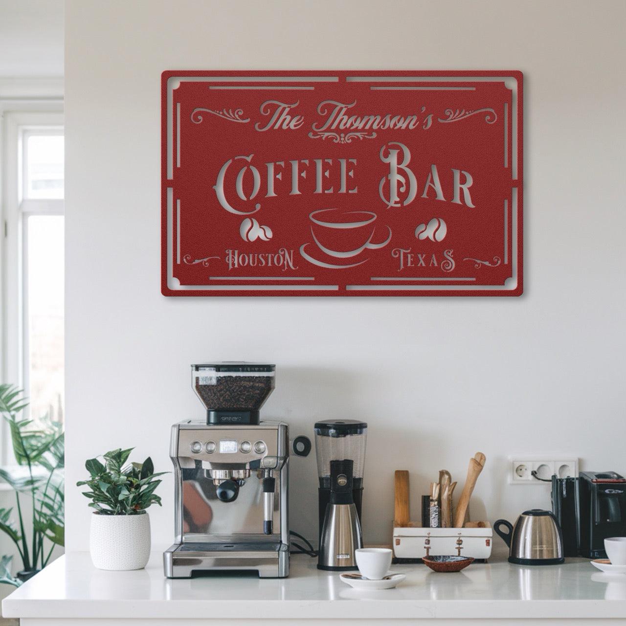 Coffee Vintage Metal Sign - Morning Mate Design