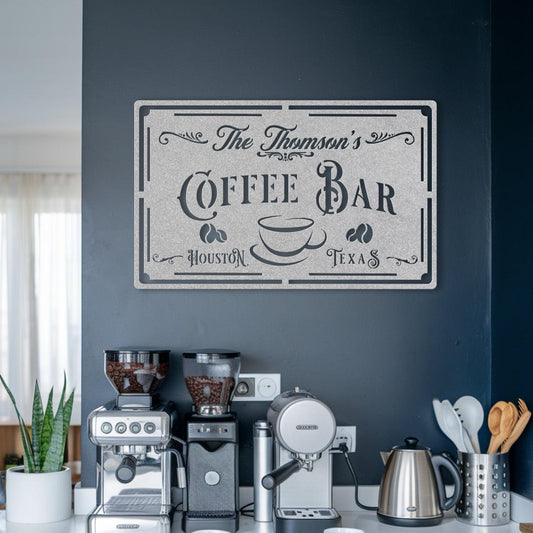Coffee Vintage Metal Sign - Morning Mate Design