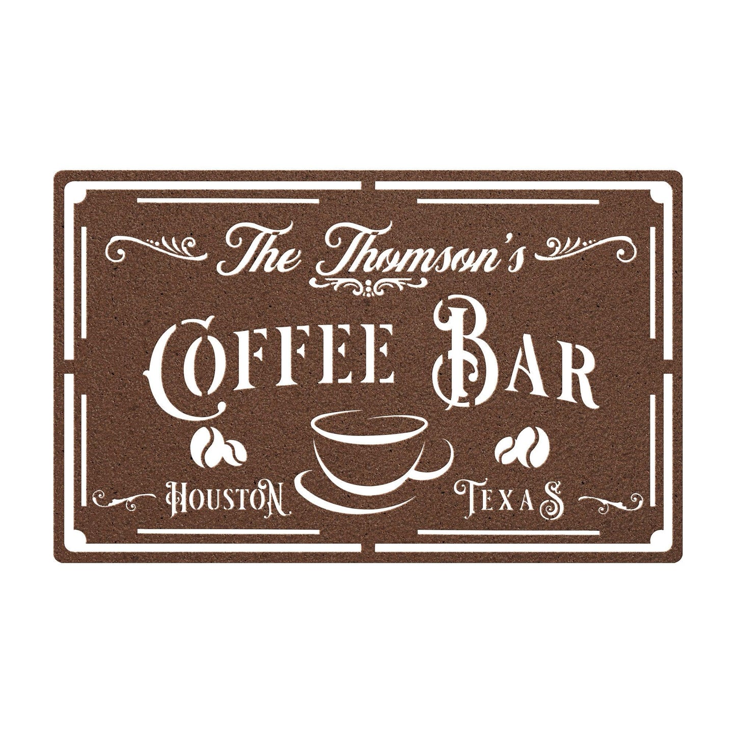 Coffee Vintage Metal Sign - Morning Mate Design