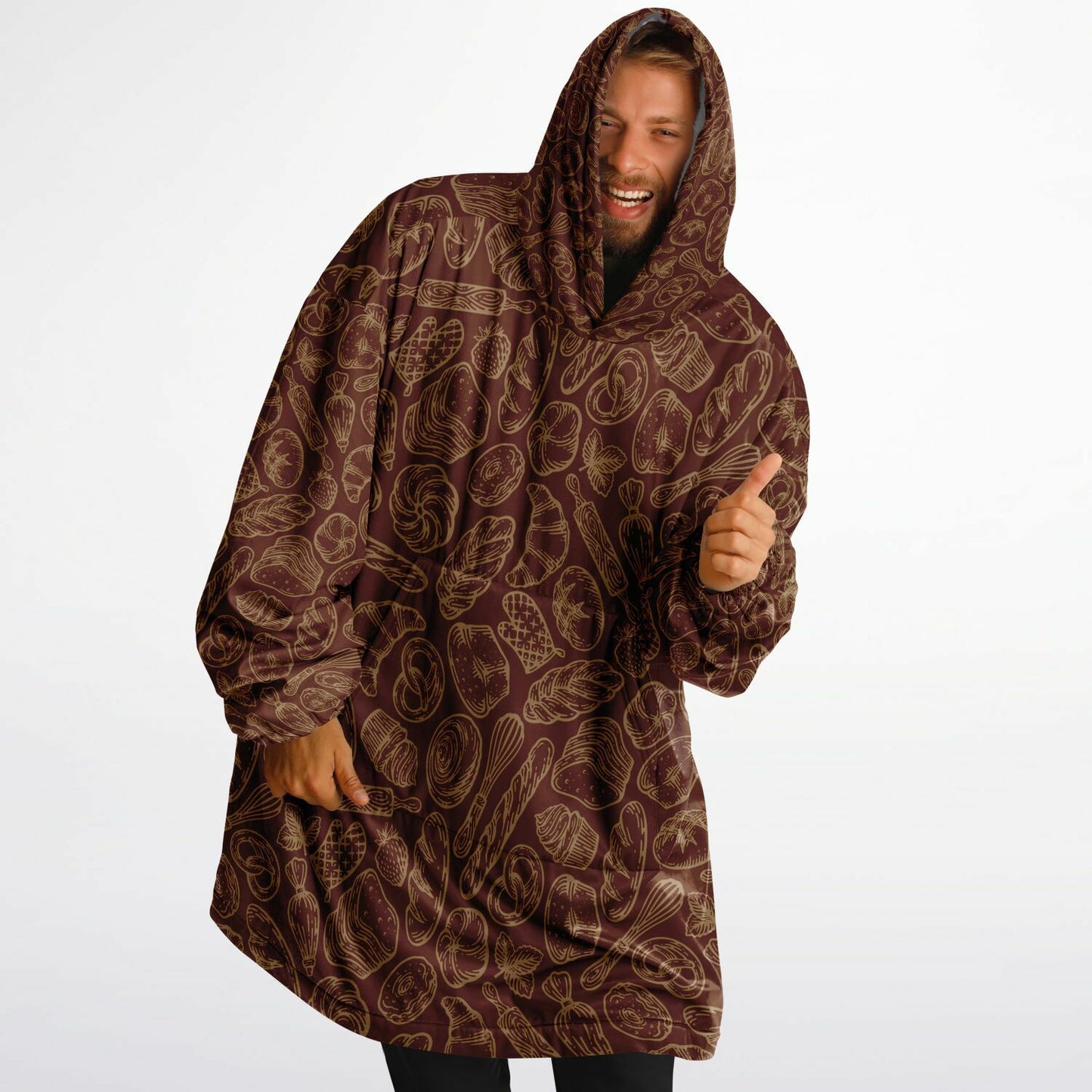 Maroon Baking Snug Hoodie