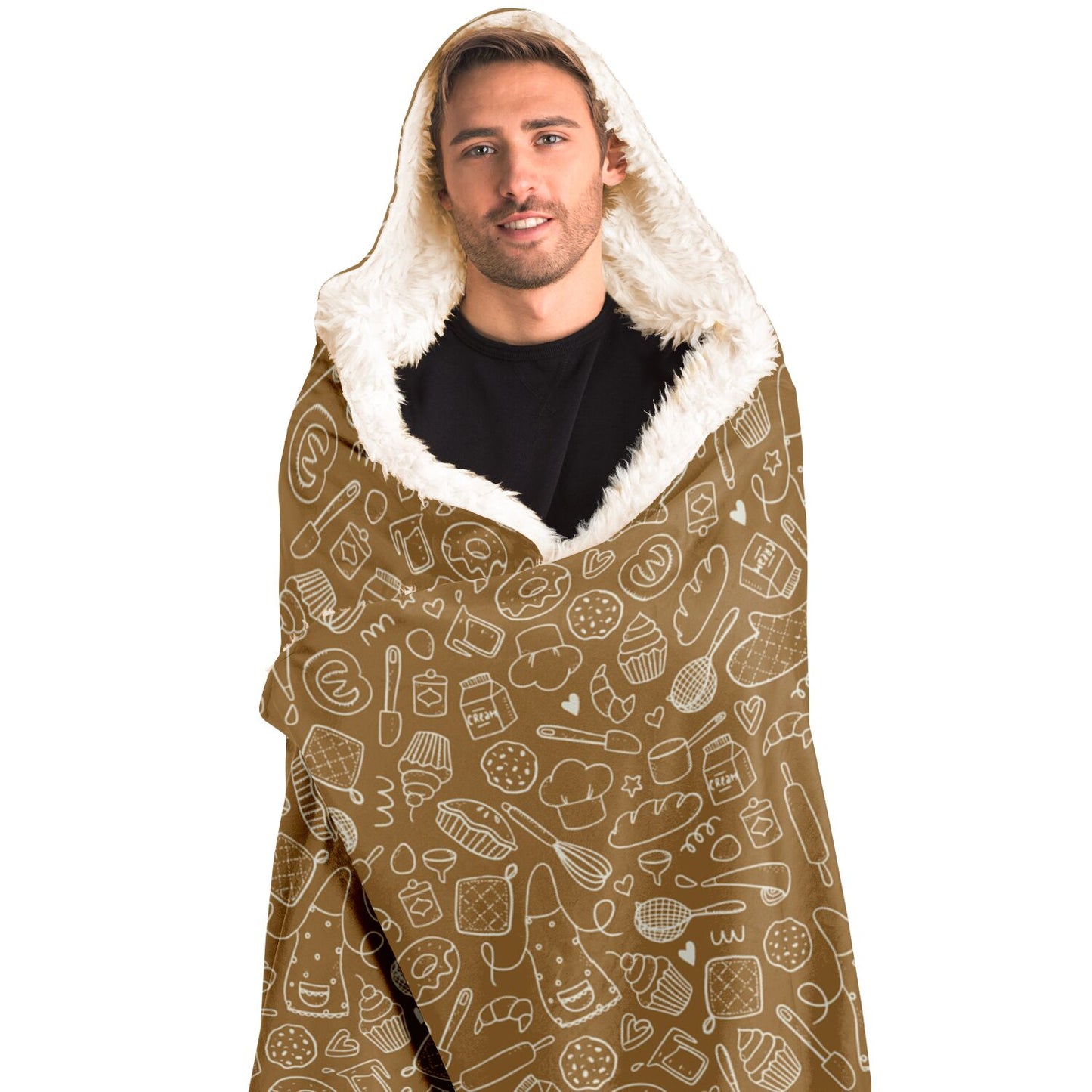 Funny Baking Hooded Blanket
