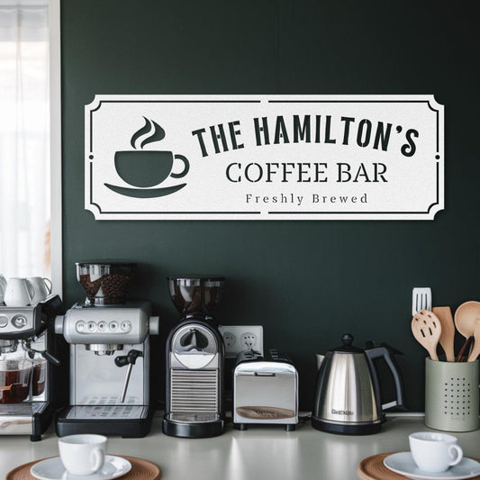Panoramic Coffee Sign - Morning Mate Design