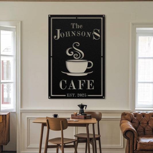 Vertical Coffee Sign II - Morning Mate Design