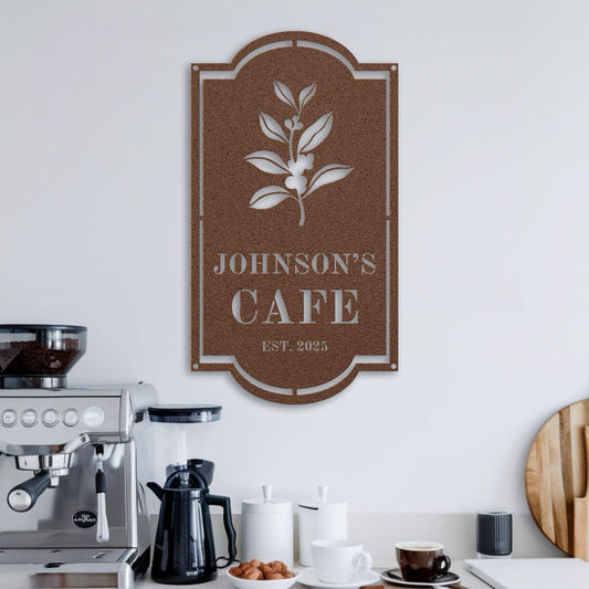 Vertical Coffee Sign - Morning Mate Design