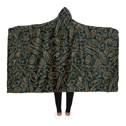 Baking Green Hooded Blanket