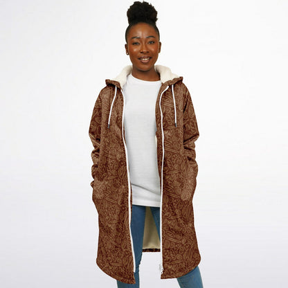 Baking Brown Zipper Cloak