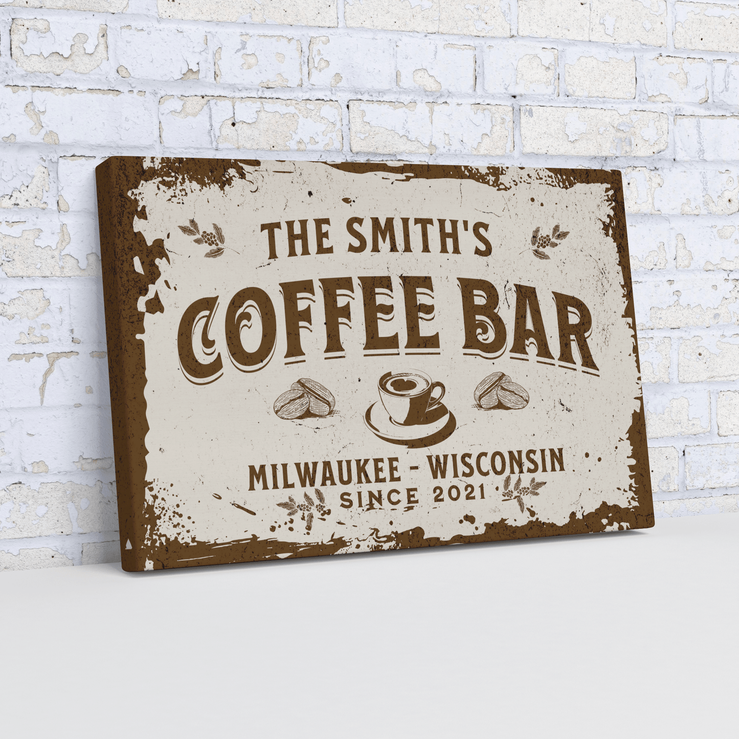 Coffee Canvas 4 |W&Brw - Morning Mate Design