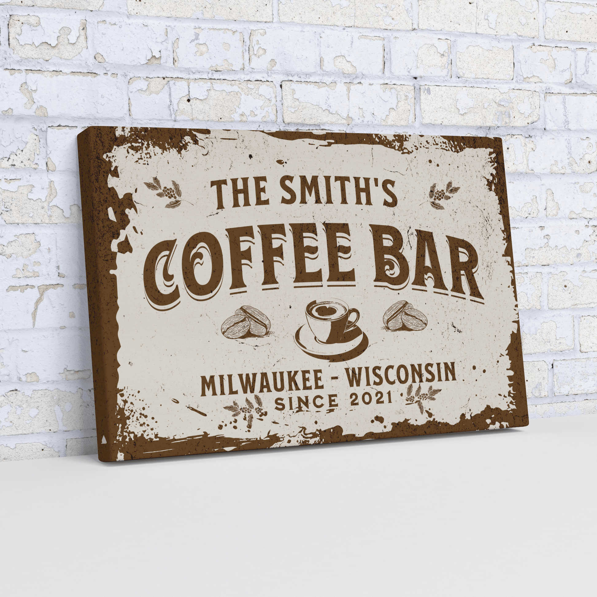Coffee Canvas 4 |W&Brw - Morning Mate Design