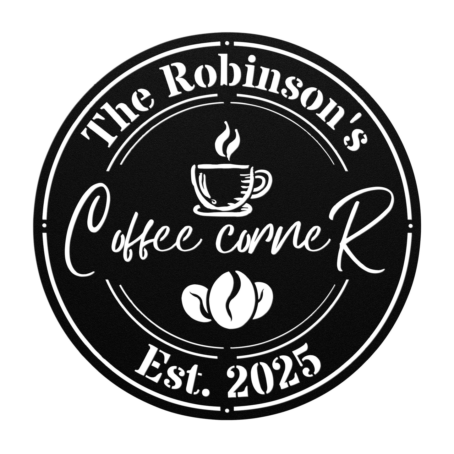 Coffee Corner Metal Sign II