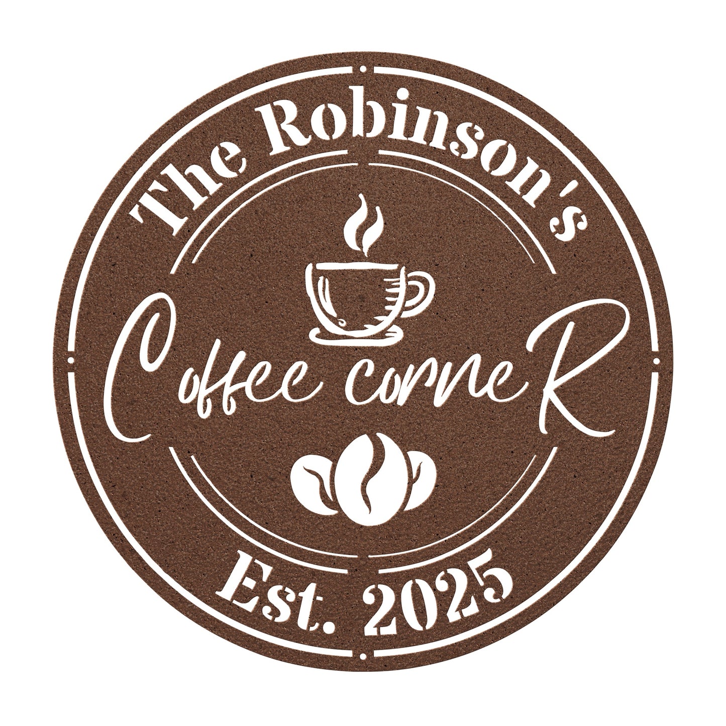 Coffee Corner Metal Sign II