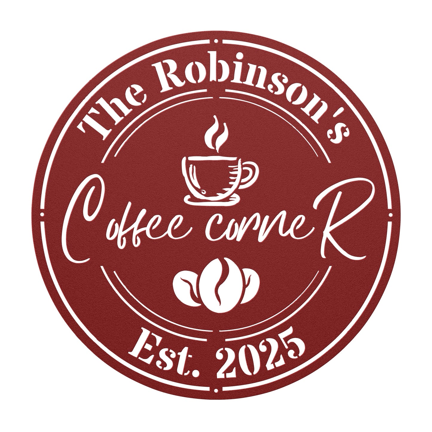 Coffee Corner Metal Sign II