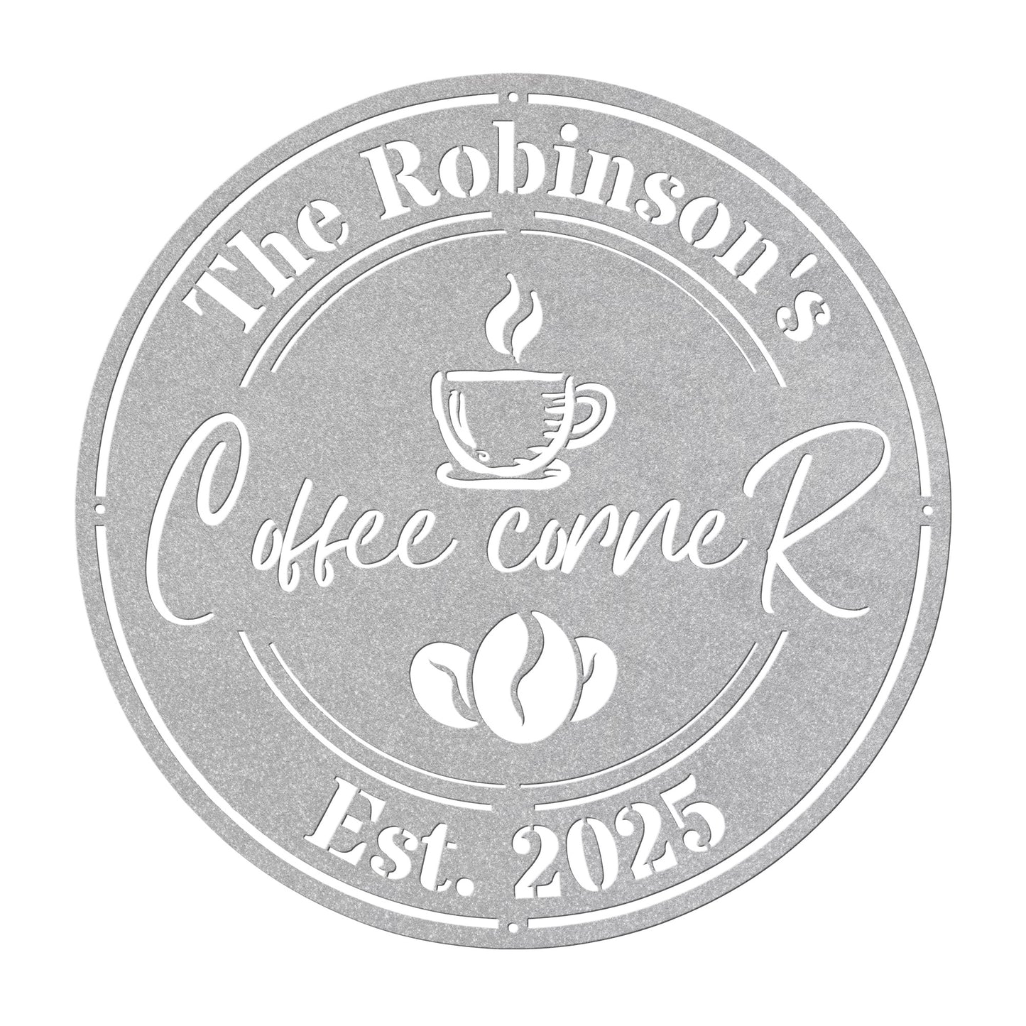 Coffee Corner Metal Sign II