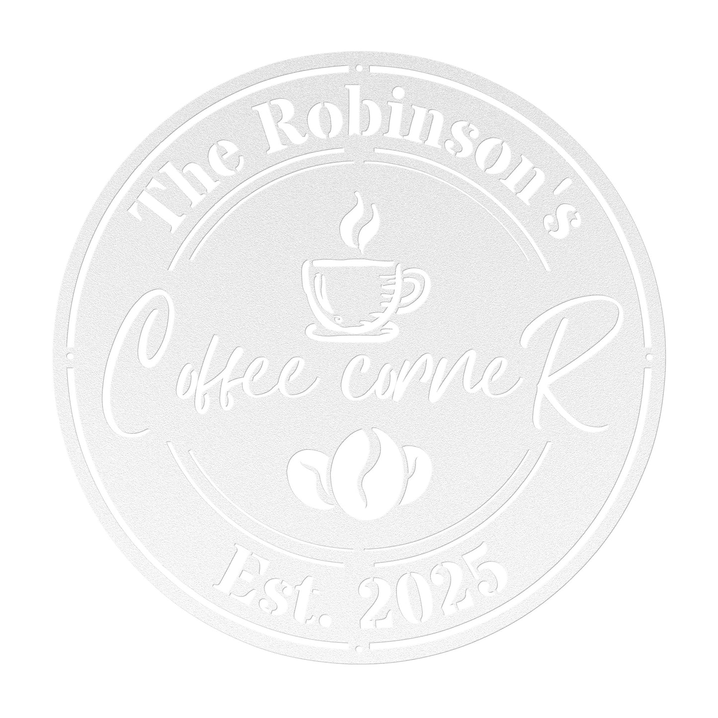 Coffee Corner Metal Sign II