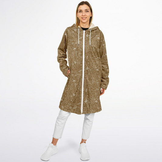 Funny Baking Time Zipper Cloak